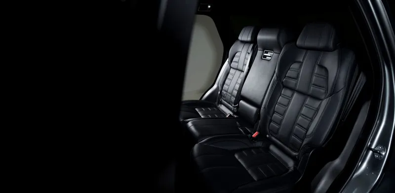 CabCo passenger interior with comfortable leather seats